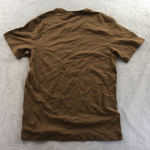 NWT Levis Mens T-Shirt Small Short Sleeve Crew Neck Casual Pocket Tee Brown - Picture 11 of 11